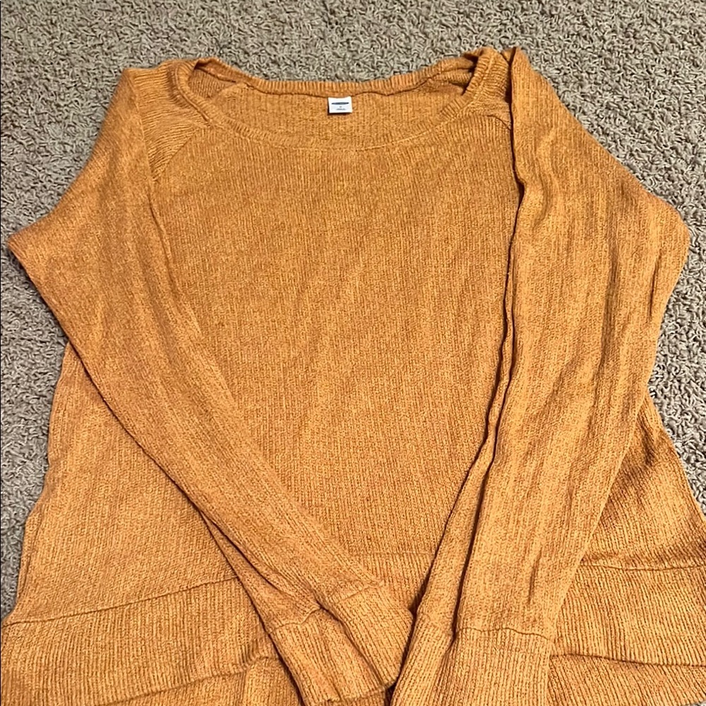 Cozy Orange Sweater